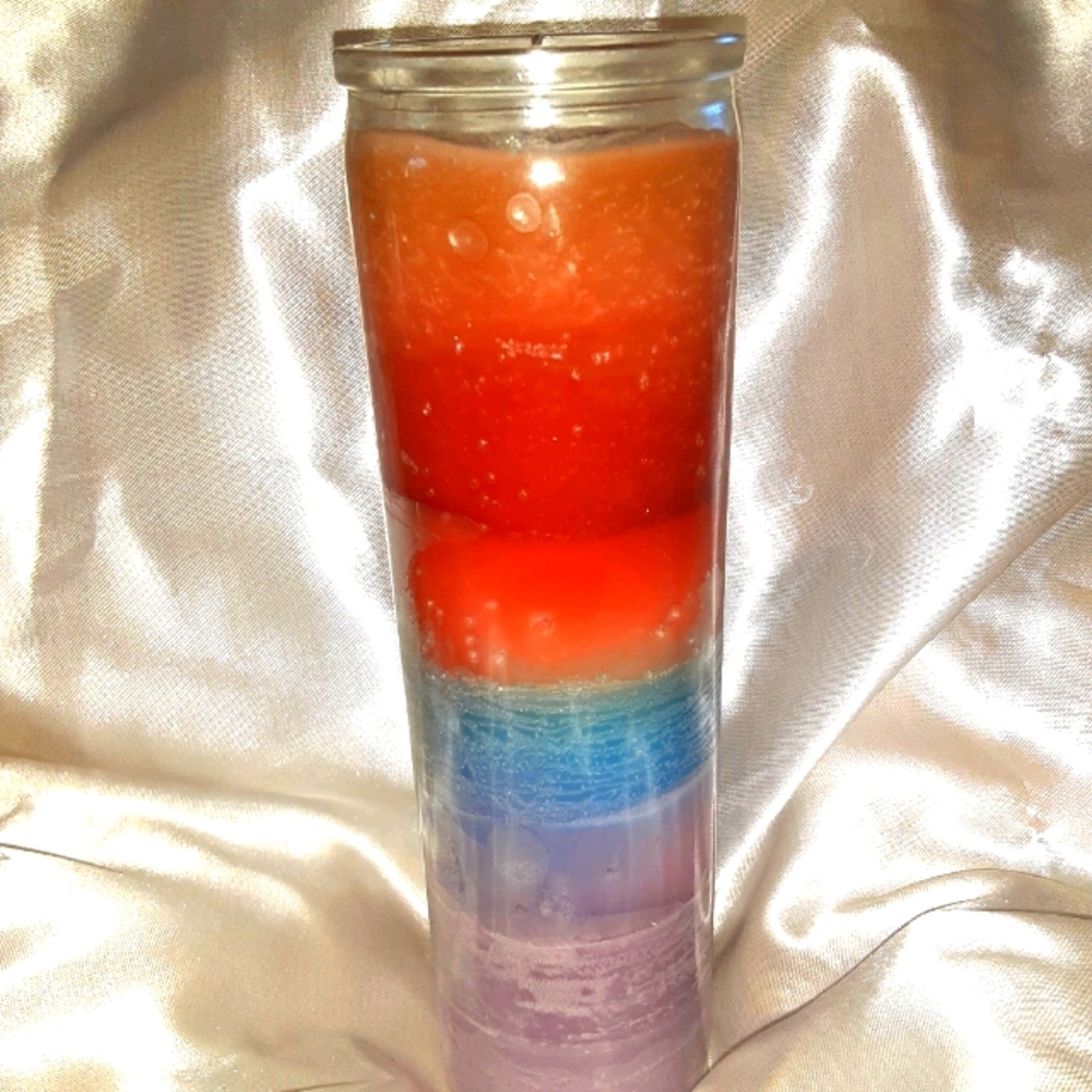 Rainbow candles (unscented)